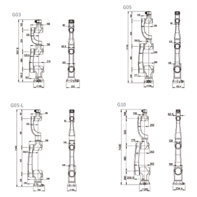 Рука CNGBS-G05 робота оси Cnc 6 китайца для Palletizing робот Cobot
