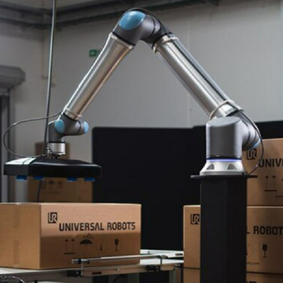 Всеобщее palletizer cobot робота UR 20 с gripper cobot onrobot для материала вручая palletizing упаковки