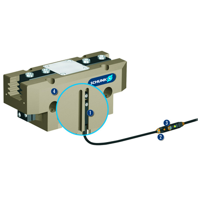 Переключатель MMS 22 Schunk электронный магнитный для gripper промышленного робота и gripper руки