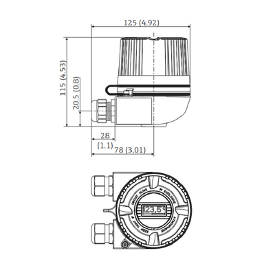 Передатчик TMT72 TMT162 TMT142B TMT82 температуры Endress Hauser ITEMP