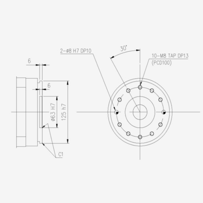 6 ось Hyundai пакуя руку HH050 промышленного робота сваривая с Gripper