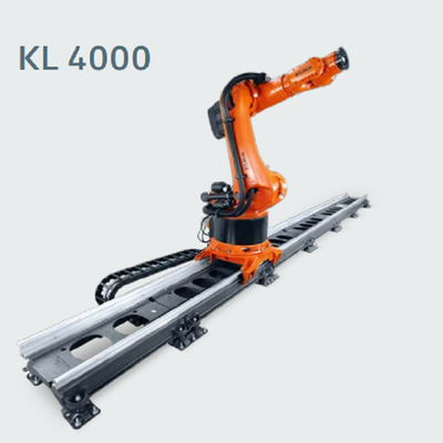 Рельс промышленного робота оси KUKA KR600 R2830 6 сваривая/Palletizing робота KL4000 следа