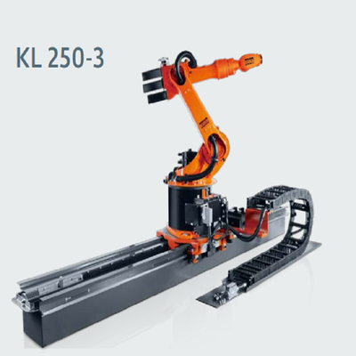 Рельс промышленного робота оси KUKA KR600 R2830 6 сваривая/Palletizing робота KL4000 следа