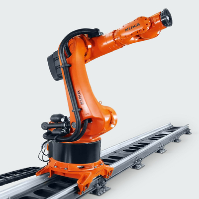 Рельс промышленного робота оси KUKA KR600 R2830 6 сваривая/Palletizing робота KL4000 следа