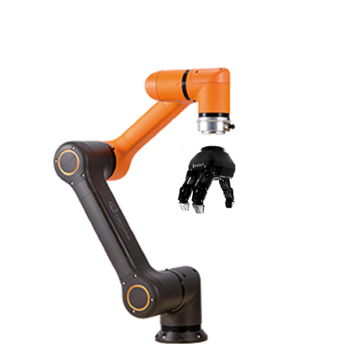 Винт HCR-5A управляя сотруднической осью Cobot Palletizer Hanwha 6 руки робота с Gripper робота