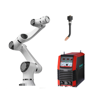 Рука робота заварки Elfin05 Cobot оси Hansrobot 6 серого цвета сотрудническая с Gripper робота Onrobot
