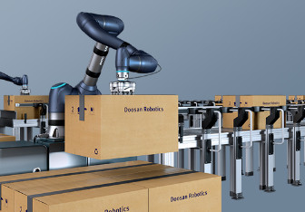 Рука робота Doosan Cobot A0912 с Gripper робота Onrobot для робота Palletizing и собрания