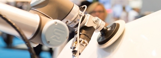 6 рука робота Cobot полезной нагрузки оси CNGBS 3kg со шлифовальным прибором Onrobot гибким для меля робота