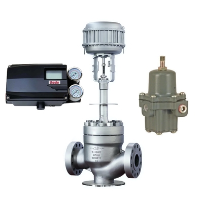 Китайский клапан с клапаном уменьшения давления позиционера и Fisher 67CFR Tissin TS700