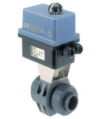 Электрический роторный привод Burkert 8804 с 2/2-ходовым шаровым краном для решения регулирующего клапана