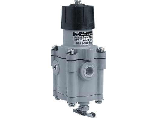 Поток Masoneilan 78-40 с позиционером клапана Samson 3730-3 и регулирующим клапаном Fisher 2625 Filter Regulator