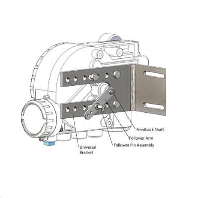 Нормальный вентиль Wuzhong с регулятором фильтра Fisher 67CFR позиционера клапана Flowserve 3200MD