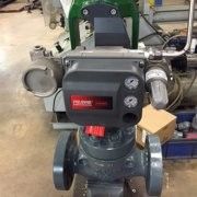 Ванесса серии 30,000 Управление потоком четверть поворота тройной офсет клапан с Fisher DVC6200 клапан позиционировщик