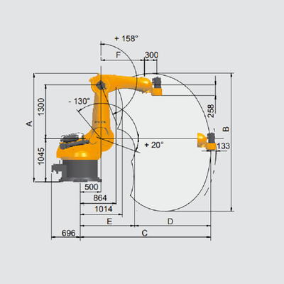 Промышленный робот KUKA Arm KR 470-2 PA Палетный робот с CNGBS рулевой рельсой для фабрики как палетная машина