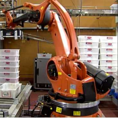 Палетизирующая роботная рука 5 оси Kuka KR 180 PA с CNGBS Роботом-руководцем для палетизирующего робота