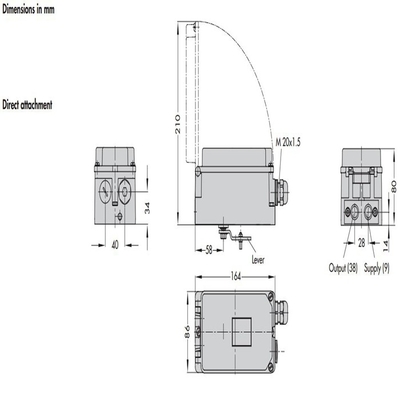Samsung Smart Valve Positioner 3730-31000 Для китайского пневматического клапана управления и Мансуэлана 78-40