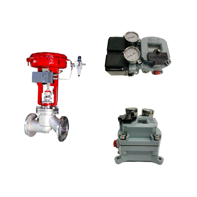 Управляющий клапан с Masoneilan SVI II AP Advanced Performance Digital Valve Positioner и регулятором фильтра Fisher 67CFR