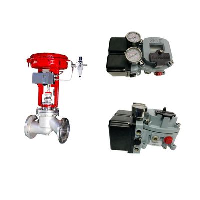 Управляющий клапан с Masoneilan SVI II AP Advanced Performance Digital Valve Positioner и регулятором фильтра Fisher 67CFR