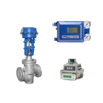 Пневматический клапан с Spirax Sarco Smart Valve Positioner SP500 и переключателем ограничений EMERSON