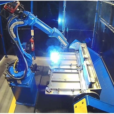 Сварка 6-осевой роботизированной руки Yaskawa AR700 комбинировать с CNGBS робот зажим для обработки робота