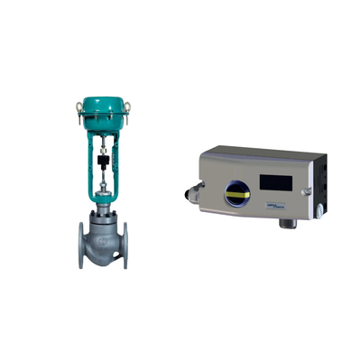 Пневматический клапан с Spirax Sarco Smart Valve Positioner SP7-10-11 и регулятором фильтра Fisher 67CFR