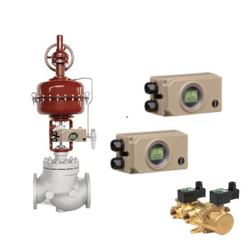Samsung Smart Valve Positioner 3730-3 с ASCO клапаном для пневматического клапана управления и пневматическим управляющим приводом