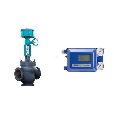 Известный китайский пневматический клапан с Spirax Sarco Smart Valve Positioner SP500 и Fisher 67CFR фильтр регулятор