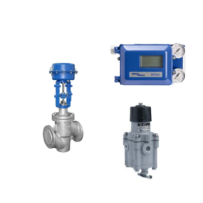 Известный китайский пневматический клапан с Spirax Sarco Smart Valve Positioner SP500 и Fisher 67CFR фильтр регулятор
