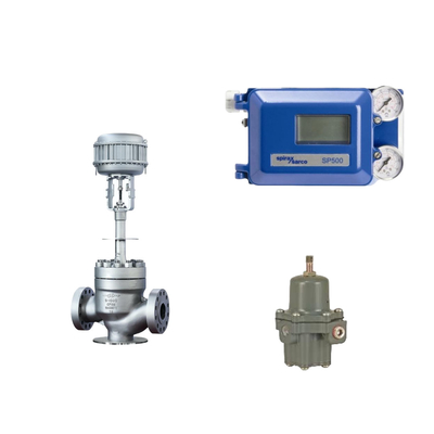 Известный китайский пневматический клапан с Spirax Sarco Smart Valve Positioner SP500 и Fisher 67CFR фильтр регулятор