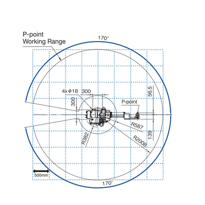 Промышленный робот OTC FD-B6L с 2008MM Reach с сварщиками ARC и сварочной машиной DM350
