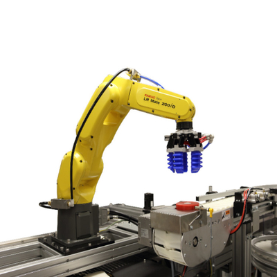 FANUC LR Mate 200iD 6-осевой промышленный робот-рука с CNGBS схватка для сборки двигателя