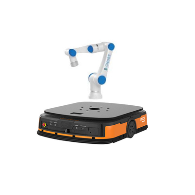 AGV Robot Q7-1500D Slam / QR Code Navigation с CNGBS Cobot Robot для роботизированного обработки материалов