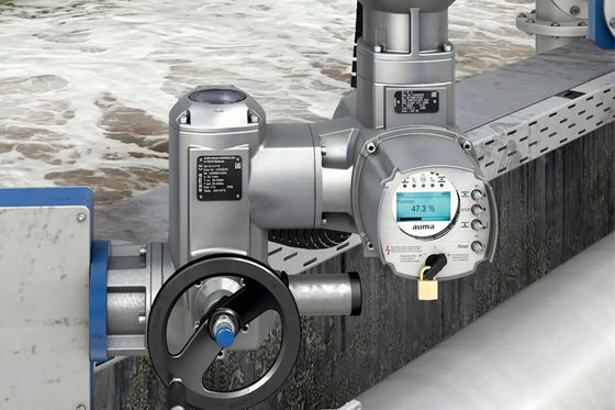 Электрический клапан Cinese с электрическим приводом Auma