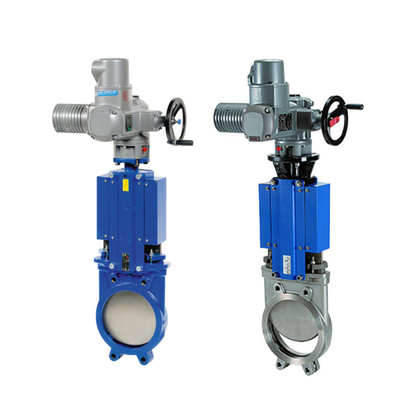 Китайский клапан ножа с Auma SA SAR Electric Vavle Actuator для водной нефтевой промышленности