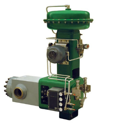 Управление давлением / потоком Скид с Fisher 1052/2052 Actuator и DVC6200 3610J клапан позиционировщик