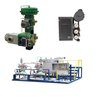 Управление давлением / потоком Скид с Fisher 1052/2052 Actuator и DVC6200 3610J клапан позиционировщик