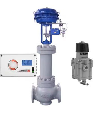Китайский завод управления клапанами использует Flowserve Logix 520MD/521MD/522MD клапан позиционировщик и Masoneilan78-40 регулятор