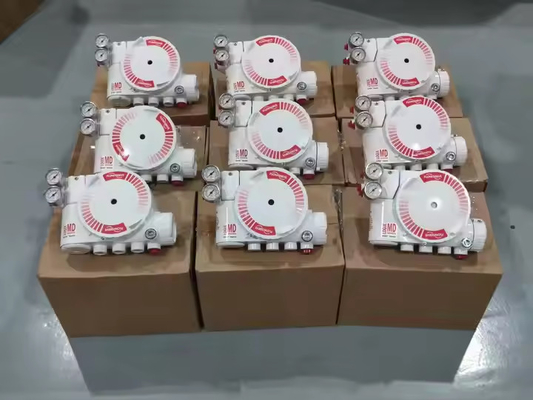 Поставщик запасов Flowserve Logix 3200MD клапан позиционировщик интегрирован с китайским приводом для эффективного контроля потока