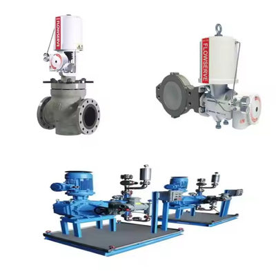 Клапан управления высоким давлением с Flowserve Logix 3200MD Digital HART позиционировщик И EMERSON ASCO210 2-пути соленоидный клапан