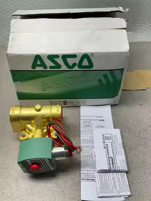 ASCO 3/8 2/2 Way Positioner Соленоидный клапан из латуни и корпуса из нержавеющей стали