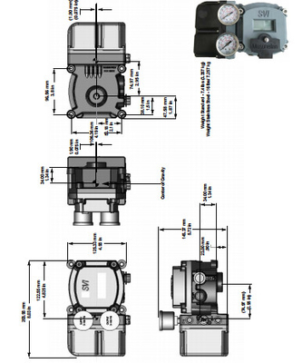Masoneilan SVI2 HART Коммуникация Усовершенствованная производительность Точность Отзывчивость Цифровой позиционировщик клапана