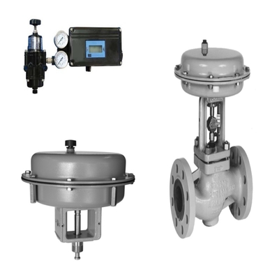 Samson 3241 Globe Valve и 3271 Pneumatic Actuator, оснащенные отечественным высококачественным позиционирующим клапаном.