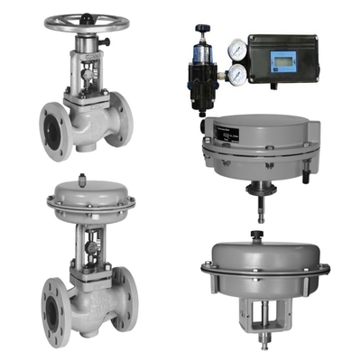 Samson 3241 Globe Valve и 3271 Pneumatic Actuator, оснащенные отечественным высококачественным позиционирующим клапаном.