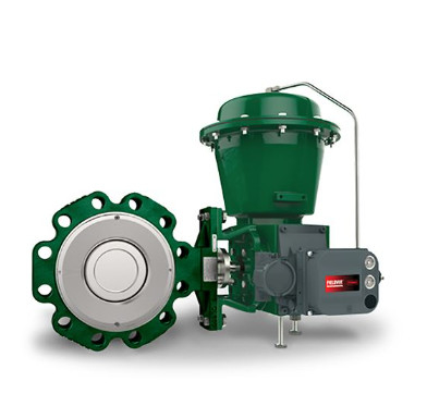 Сдвигатель клапана с Fisher 8590 Butterfly Valve 2052 Actuator и DVC6200 Интеллектуальный контроллер клапана