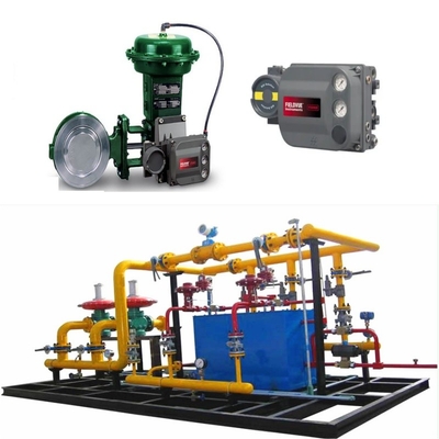 Сдвигатель клапана оборудован клапаном Fisher 8560 с 1052 приводом и цифровым контроллером клапана DVC6000 серии