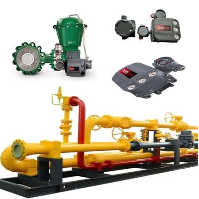 Сдвиг клапана управления потоком с EMERSON Fisher A11 Butterfly Valve 2052 Actuator DVC6200 Positioner 67CF Регулятор напряжения
