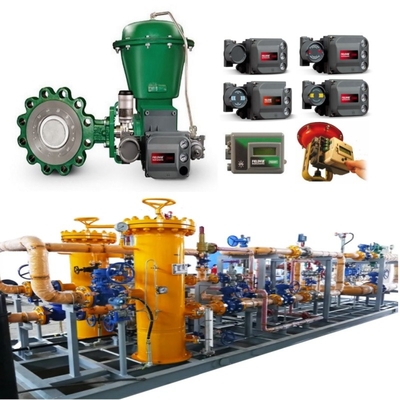 Сдвиг клапана управления потоком с EMERSON Fisher A11 Butterfly Valve 2052 Actuator DVC6200 Positioner 67CF Регулятор напряжения