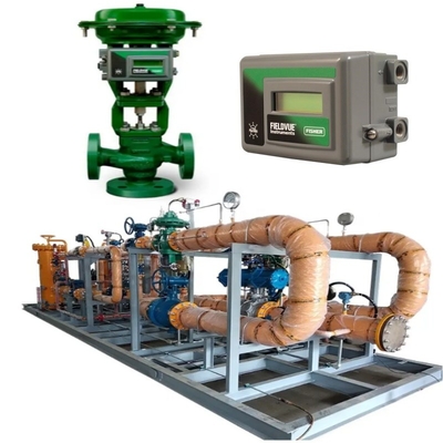 Скид клапана управления потоком с EMERSON Fisher GX клапан управления и привода с DVC6200/DVC2000 клапан позиционировщик