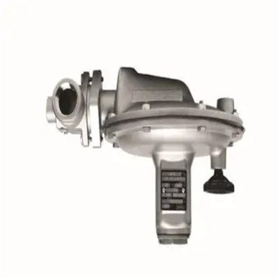 Скид клапана природного газа, оборудованный регуляторами серии Emerson Fisher T205/T205M и датчиком давления WIKA