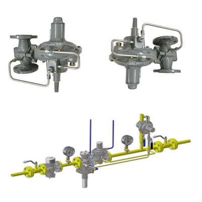 Регулятор давления/контроль потока Skid Emerson Fisher 299H/299HV/299HR/299HVR и набор датчиков Wicka